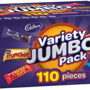 Cadbury Variety Jumbo Pack 110 Pieces 1.56kg